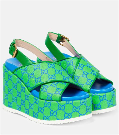 gucci platform sandal dupes|Gucci supreme platform sandals.